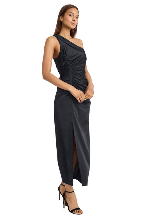 DONNA MORGAN DONNA MORGAN FOR MAGGY ASYMMETRIC SLIT MAXI GOWN