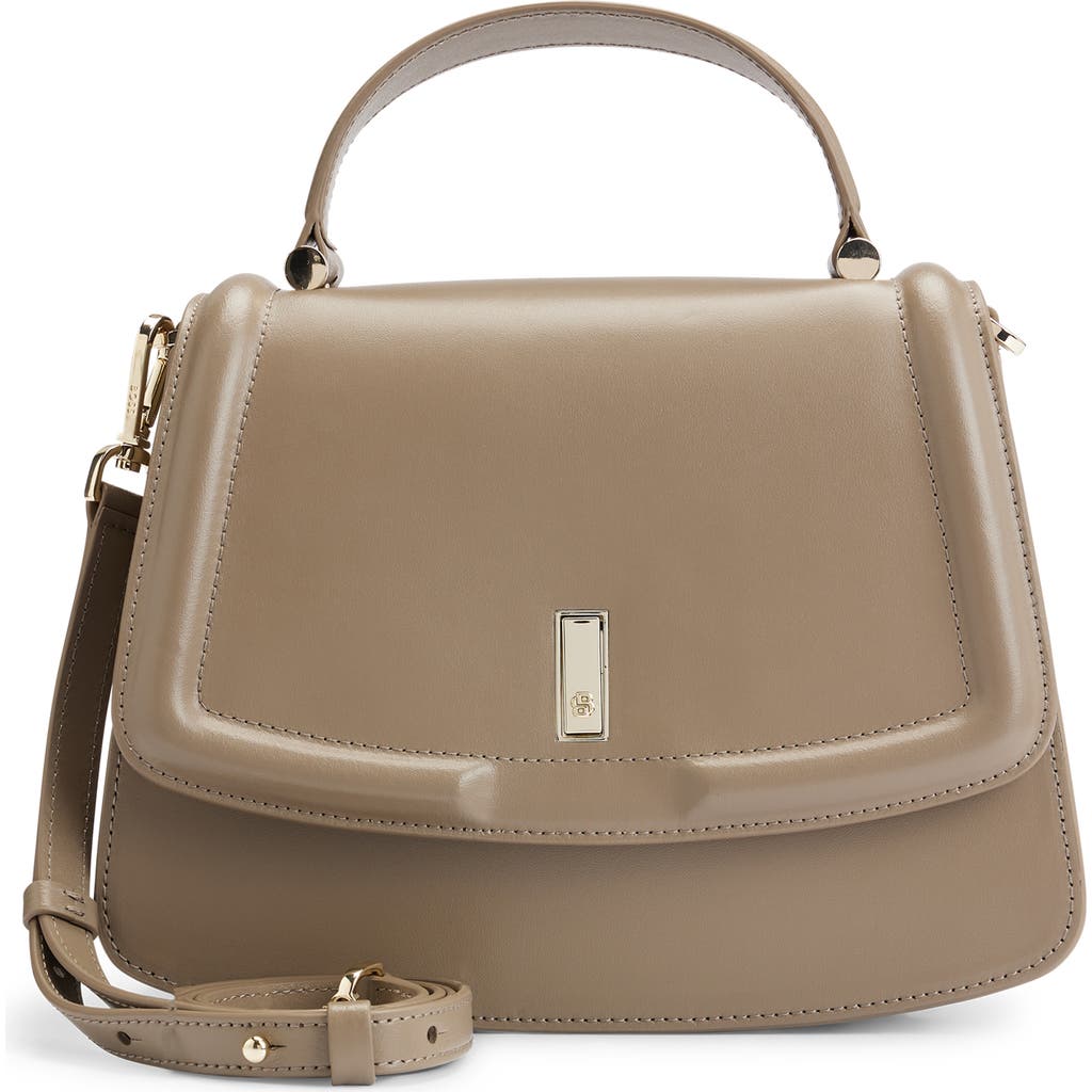 HUGO BOSS HUGO ARIELL LEATHER TOP HANDLE BAG