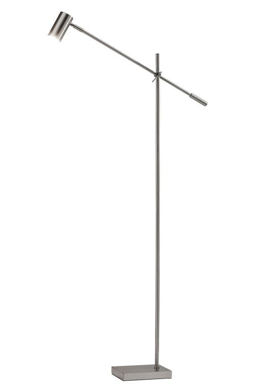 ADESSO LIGHTING Collette LED Floor Lamp in Brushed Steel at Nordstrom