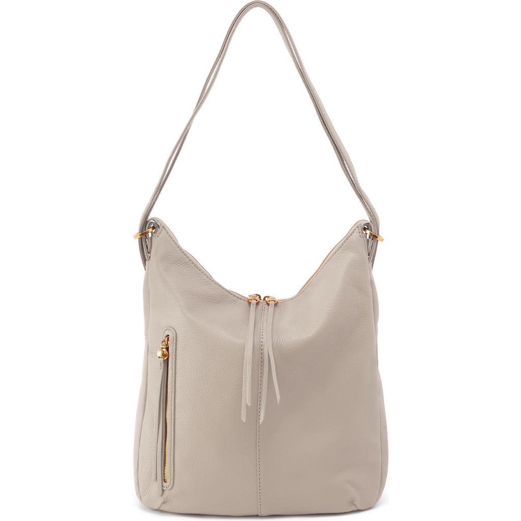 Hobo Merrin Leather Convertible Backpack In Neutral