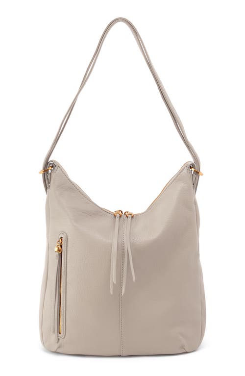 Hobo Merrin Leather Convertible Backpack In Taupe