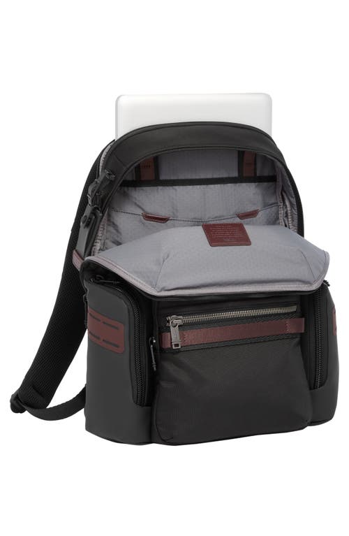 Shop Tumi Alpha Bravo Navigation Backpack In Oxblood