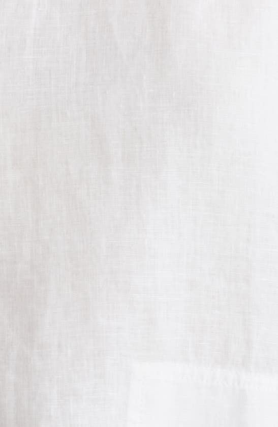 Shop Eileen Fisher Boxy Ballet Neck Organic Linen Top In White