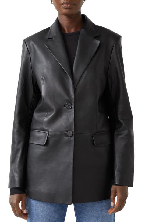 women leather blazers | Nordstrom