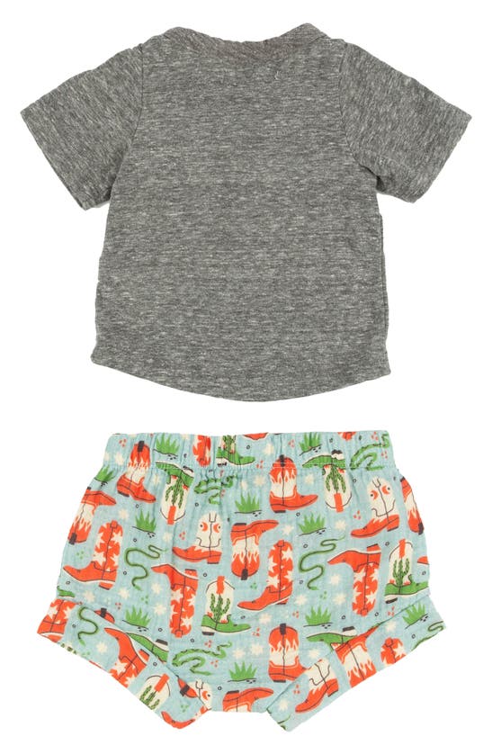 Shop Miki Miette Jax Henley T-shirt & Shorts Set In Howdy