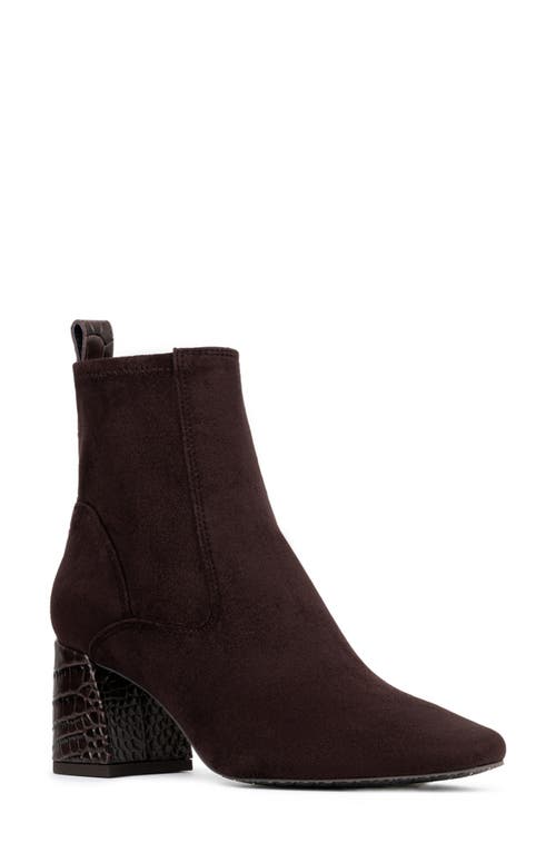 Shop Donald Pliner Niri Bootie In Dark Brown