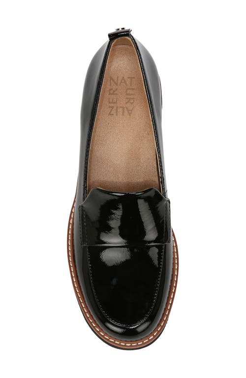 Naturalizer Darry Lug Sole Loafers In Black
