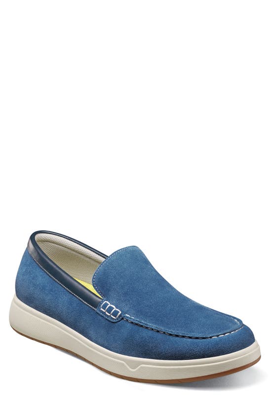 Florsheim Heist Moc Toe Venetian Loafer In Blue | ModeSens