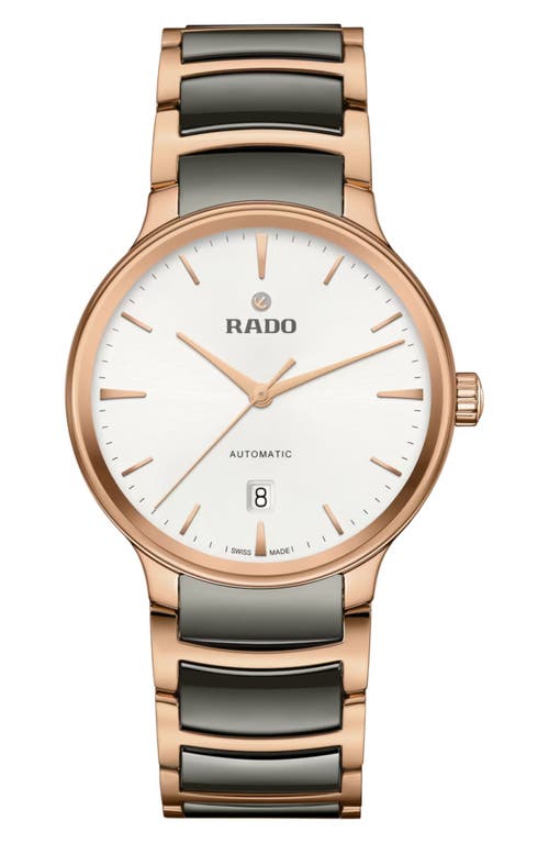 Rado Centrix Automatic Bracelet Watch, 39.5mm In Black