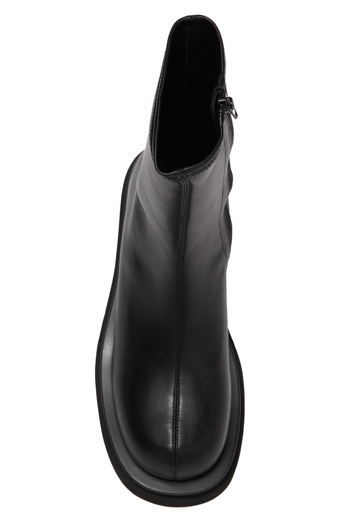 Jeffrey Campbell Lug Sole Ankle Boot in Black Stretch at Nordstrom Rack, Size 7.5