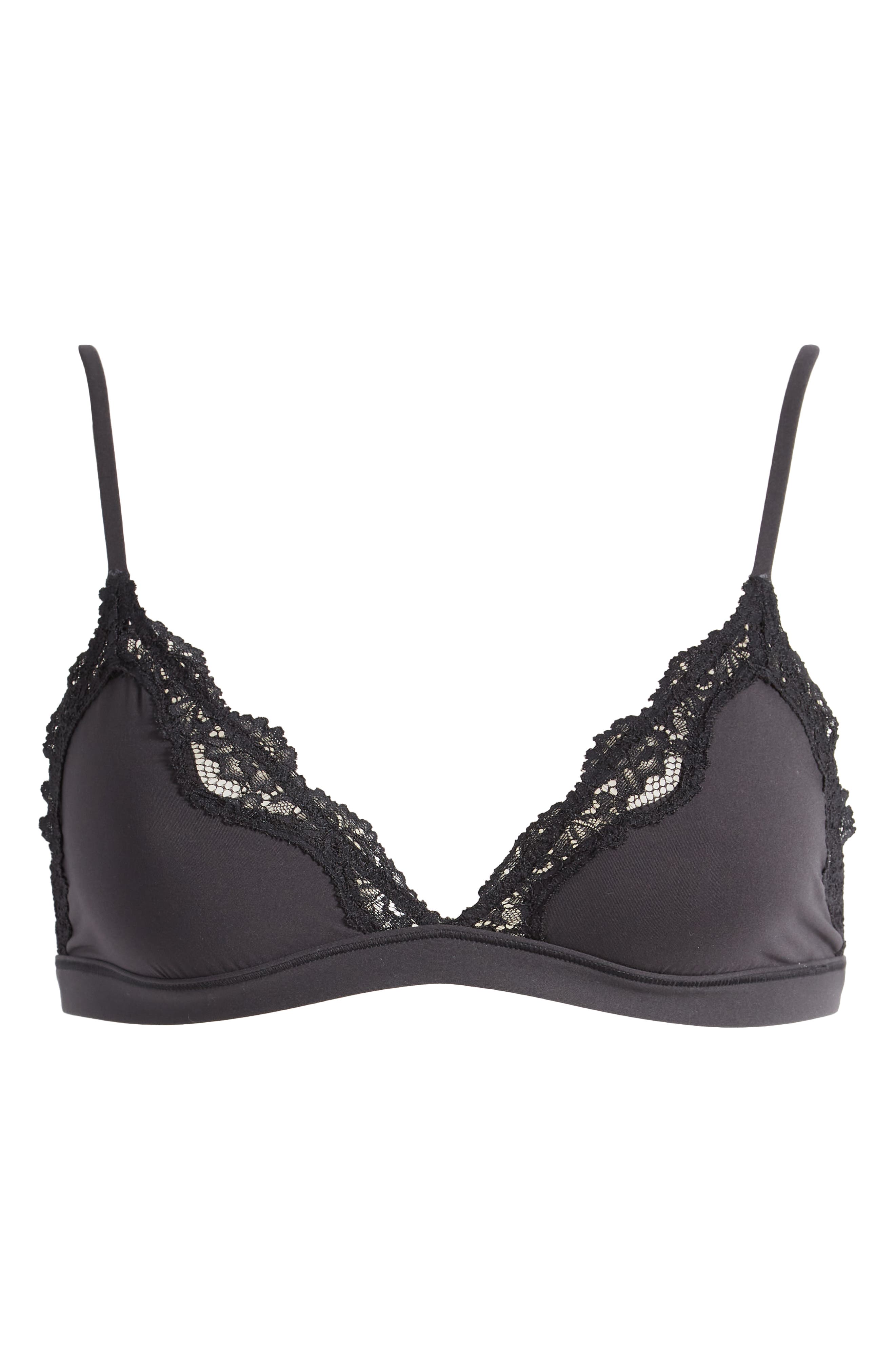 Fits Everybody Lace Triangle Bralette - Bronze