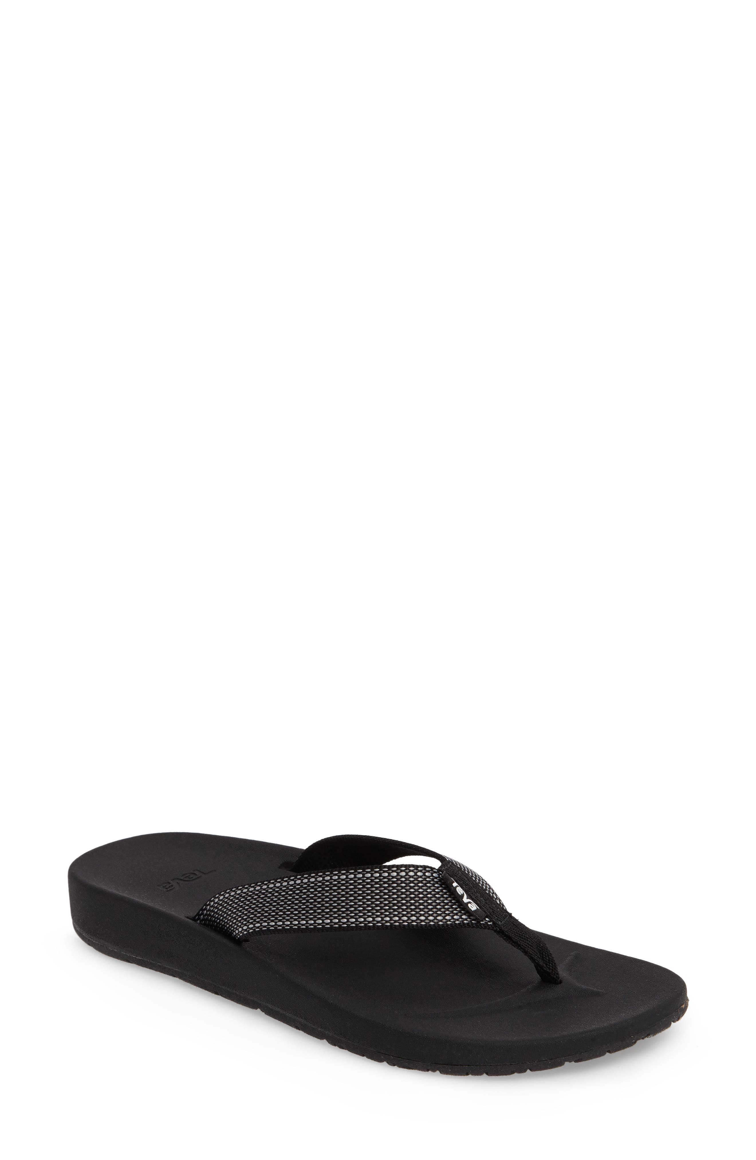 teva azure flip flops