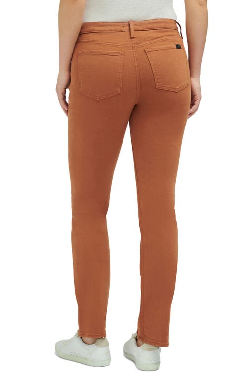 Jen7 By 7 For All Mankind Slim Fit Straight Leg Jeans In Caramel