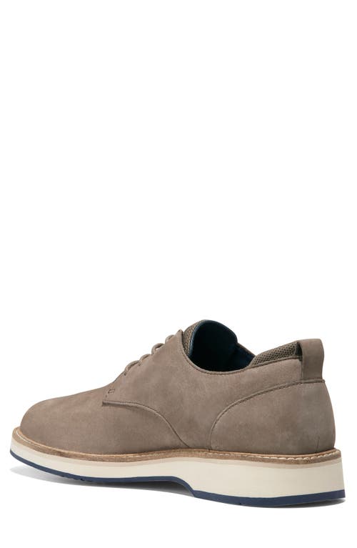 Shop Cole Haan Osborn Plain Toe Derby In Morel Nubuck/ch Oat