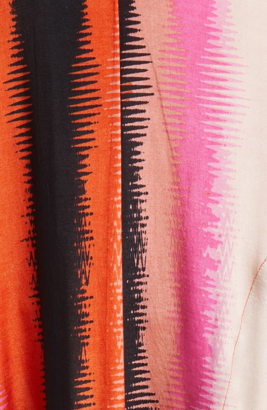 Masai Copenhagen Olivian Stripe Shift Dress In Tigerlily