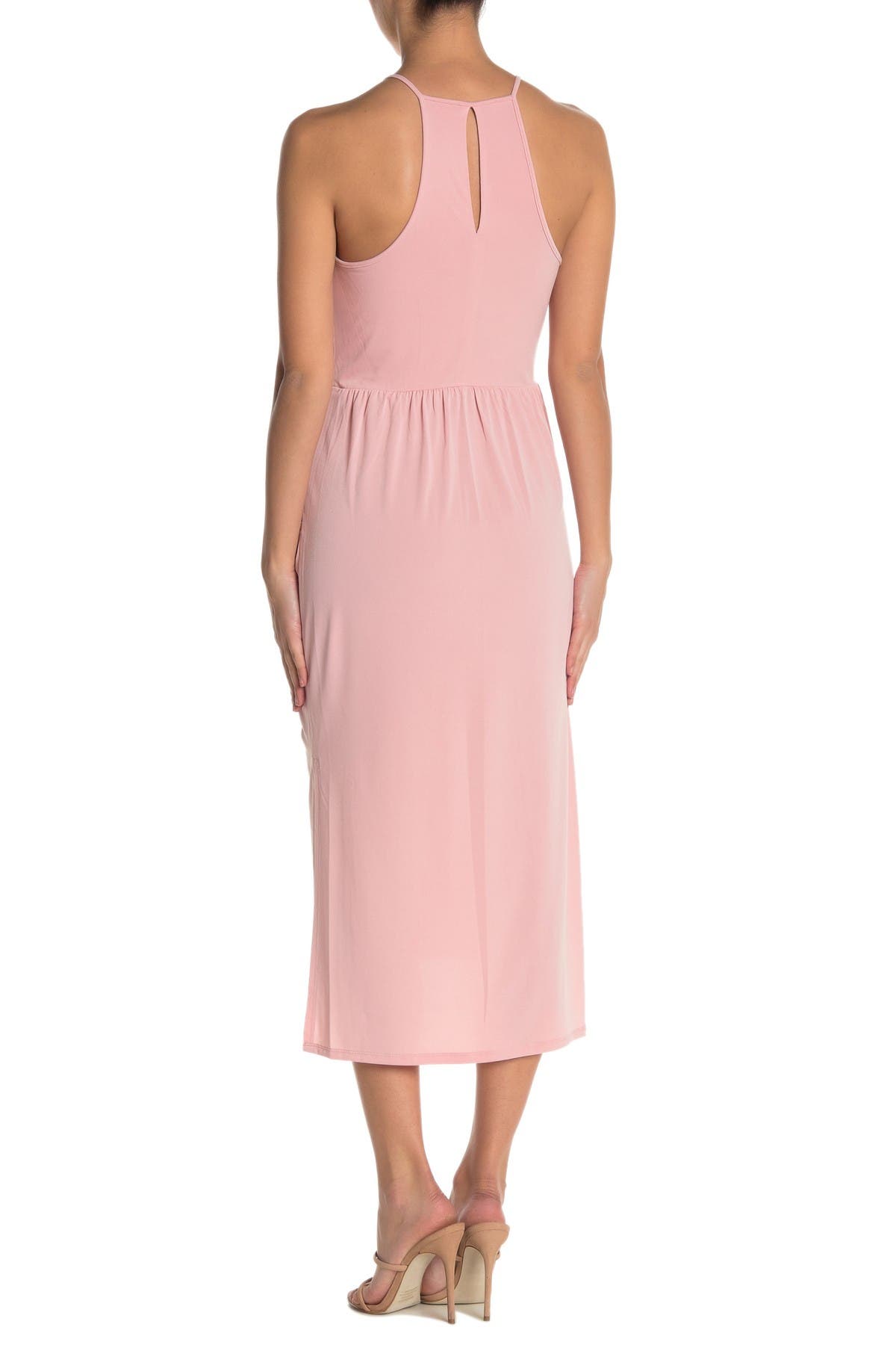 bcbg midi dress with pockets