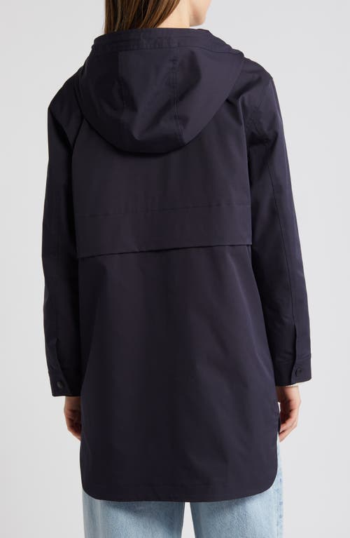 Shop Sam Edelman Hooded Jacket In Navy