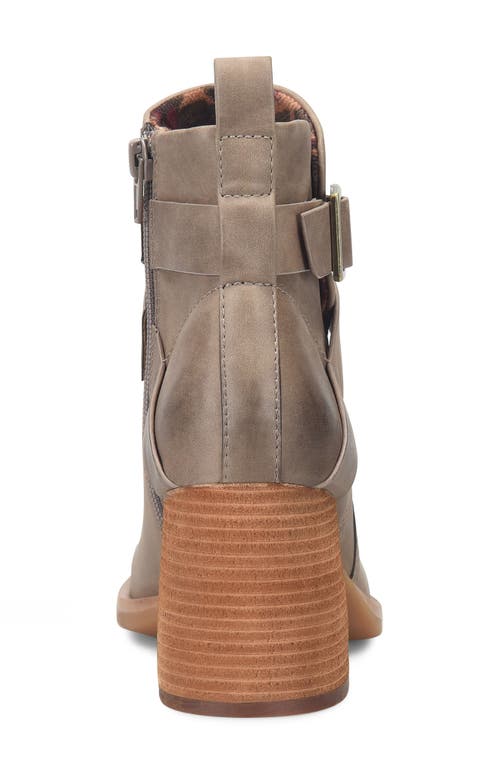 Korks Shyla Block Heel Bootie In Taupe