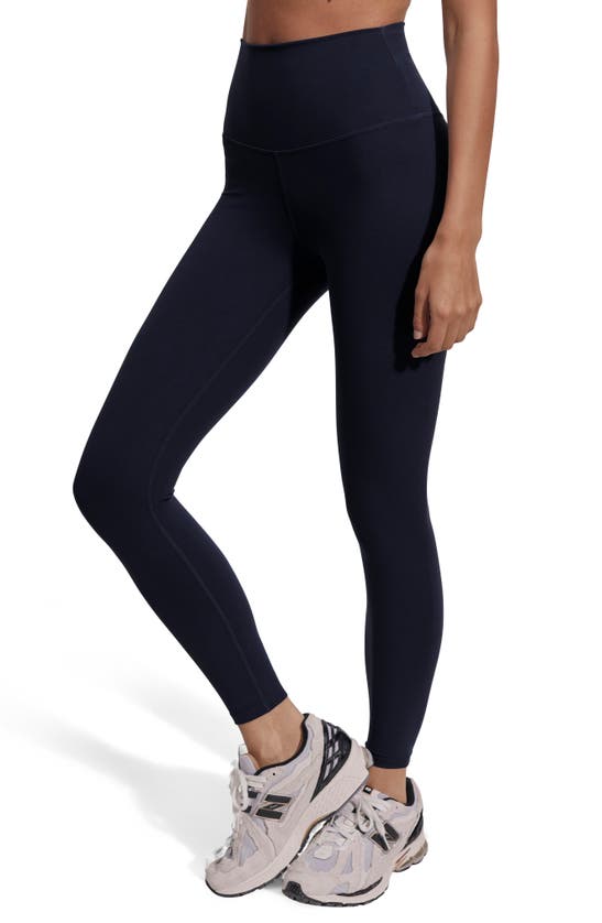 Varley Freesoft Cropped Stretch-jersey Leggings In Sky Captain