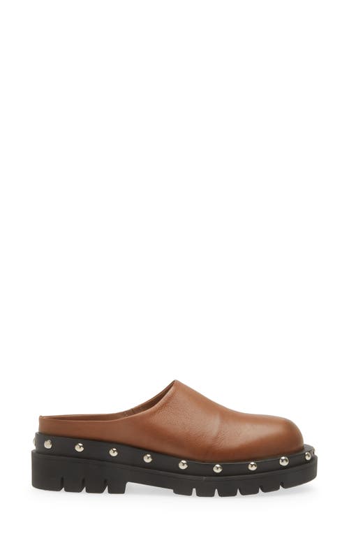 Shop Kaanas Meg Lug Sole Mule In Cognac