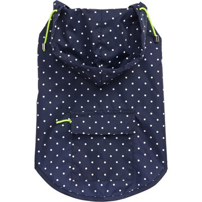 Ware Of The Dog Hooded Dog Raincoat, Blue