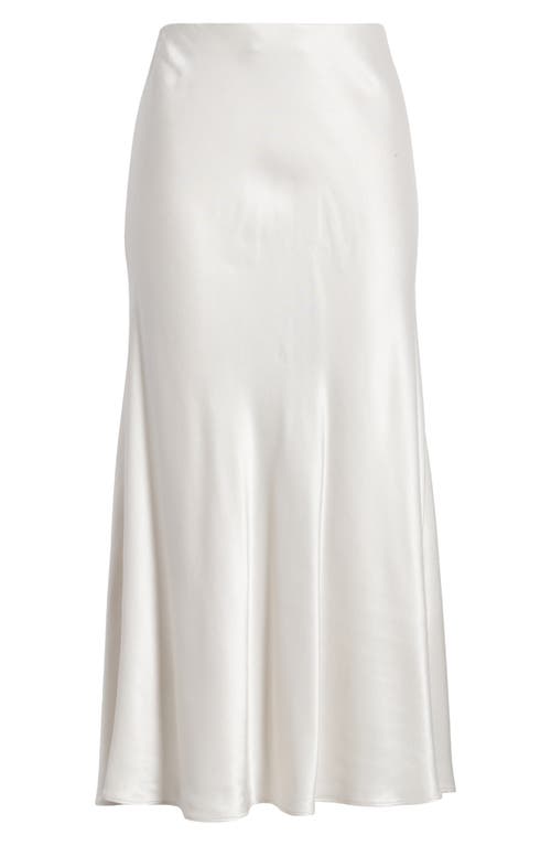 Rails Berlin Satin Midi Skirt In Ivory
