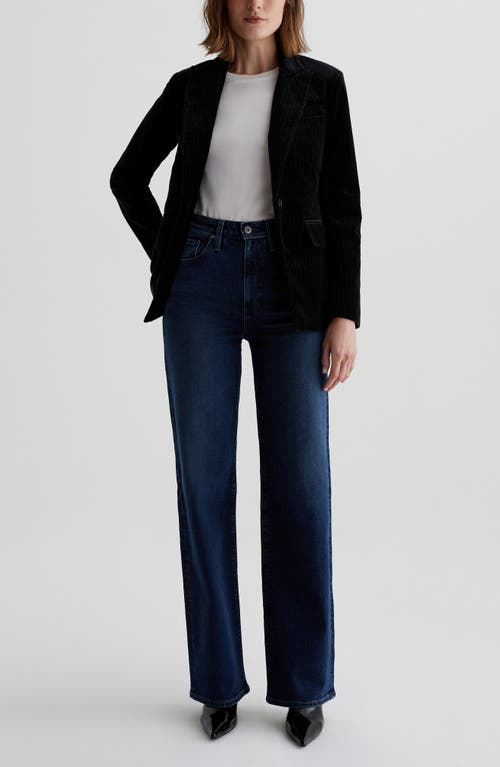 Shop Ag Kora High Waist Wide Leg Jeans In Midnight Sun