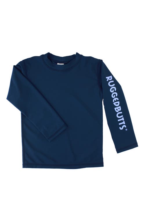 RuggedButts Kids' Long Sleeve Rashguard in Blue at Nordstrom, Size 4T