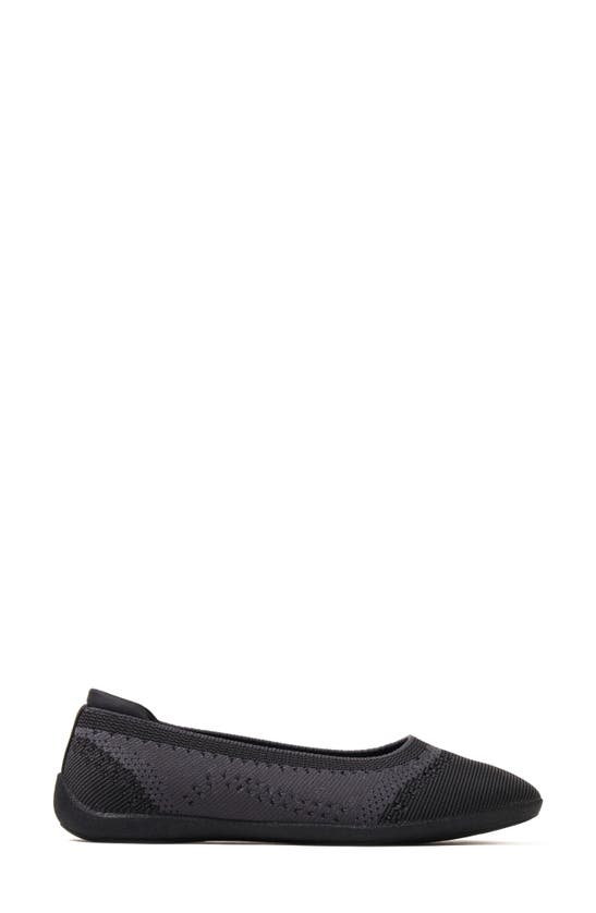 Dearfoams Misty Ballet Flat In Black Multi