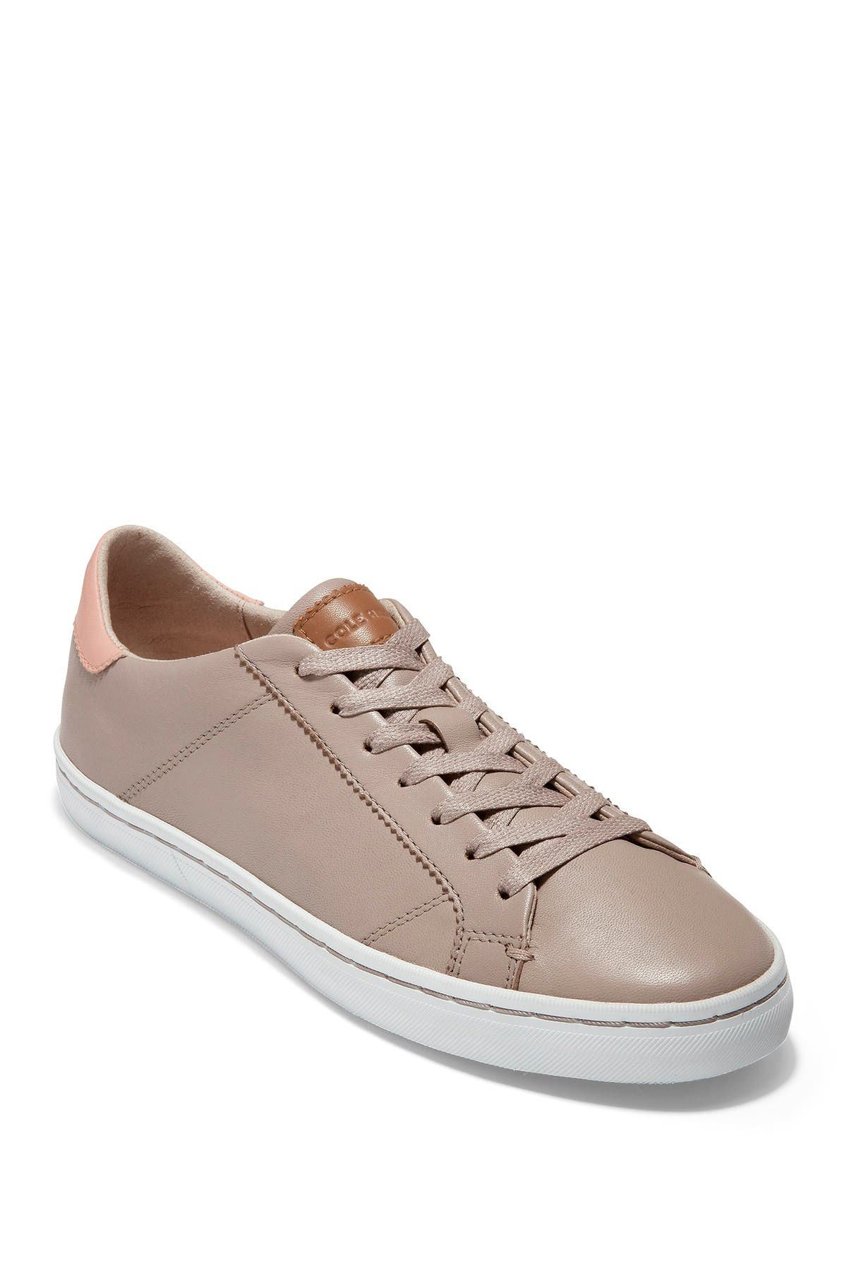 lace up leather sneakers