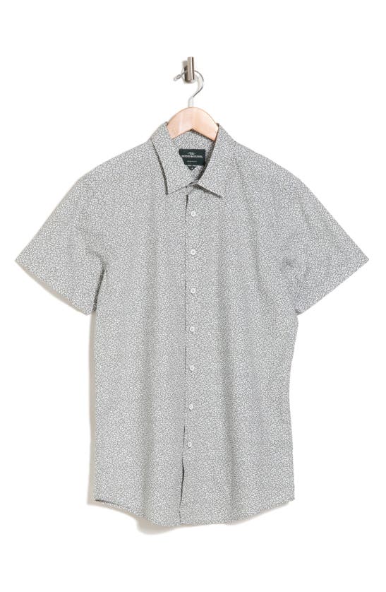 Rodd & Gunn Harper Short Sleeve Cotton Button-up Shirt In Fern