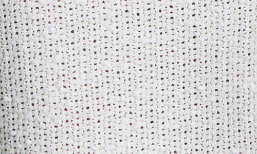St John St. John Collection Open Weave Tweed Skirt In Ivory