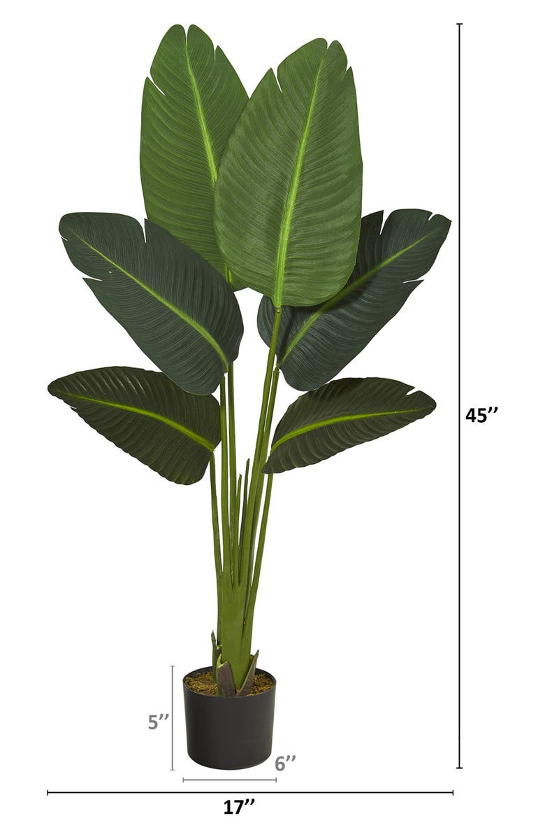 NEARLY NATURAL 45" Travelers Palm Artificial Palm Tree Nordstromrack