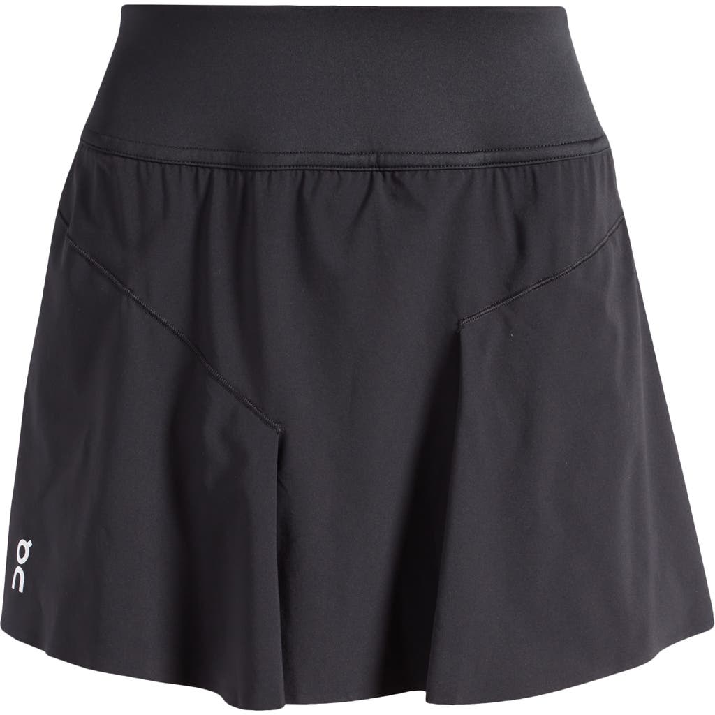 On Court Pleated Skirt In Black