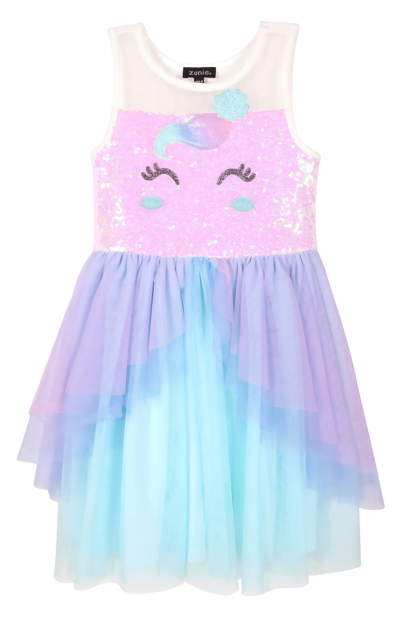 Zunie Kids' Sleeveless Cascade Unicorn 