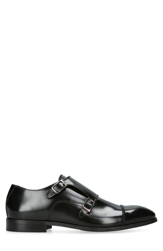 Kurt Geiger Harry Double Monk Strap Loafer In Black | ModeSens