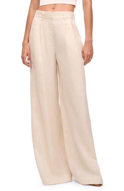 Luisa Linen Wide Leg Pants