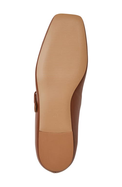 Bruno Magli Elissa Mary Jane Flat In Camel
