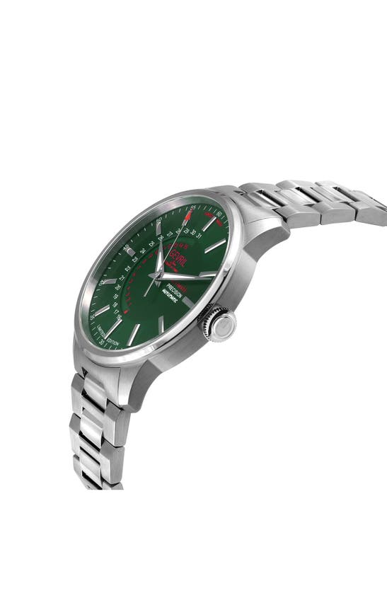Shop Gv2 Guggenheim Swiss Automatic Bracelet Watch, 44mm In Silver