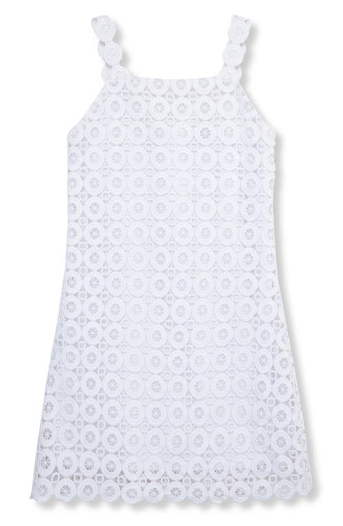 Habitual Kids Kids' Open Stitch Dress White at Nordstrom,