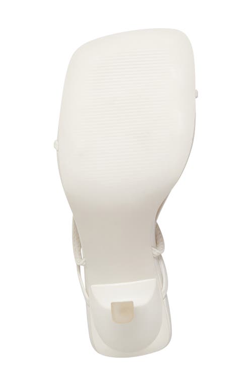 Steve Madden Annie Ankle Strap Sandal In White