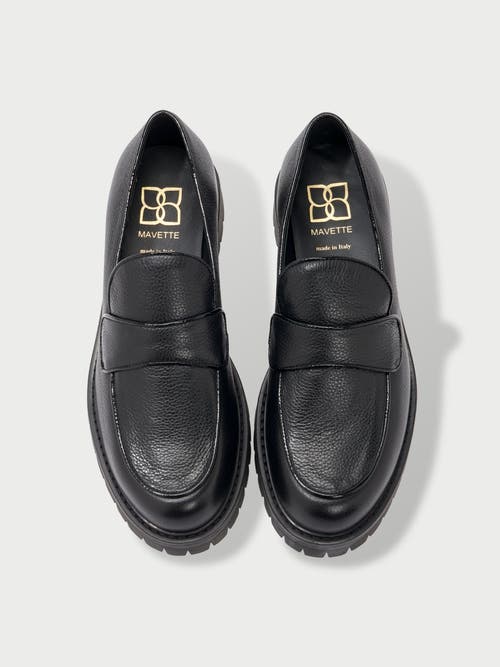 Shop Mavette Amalia Loafer In Black