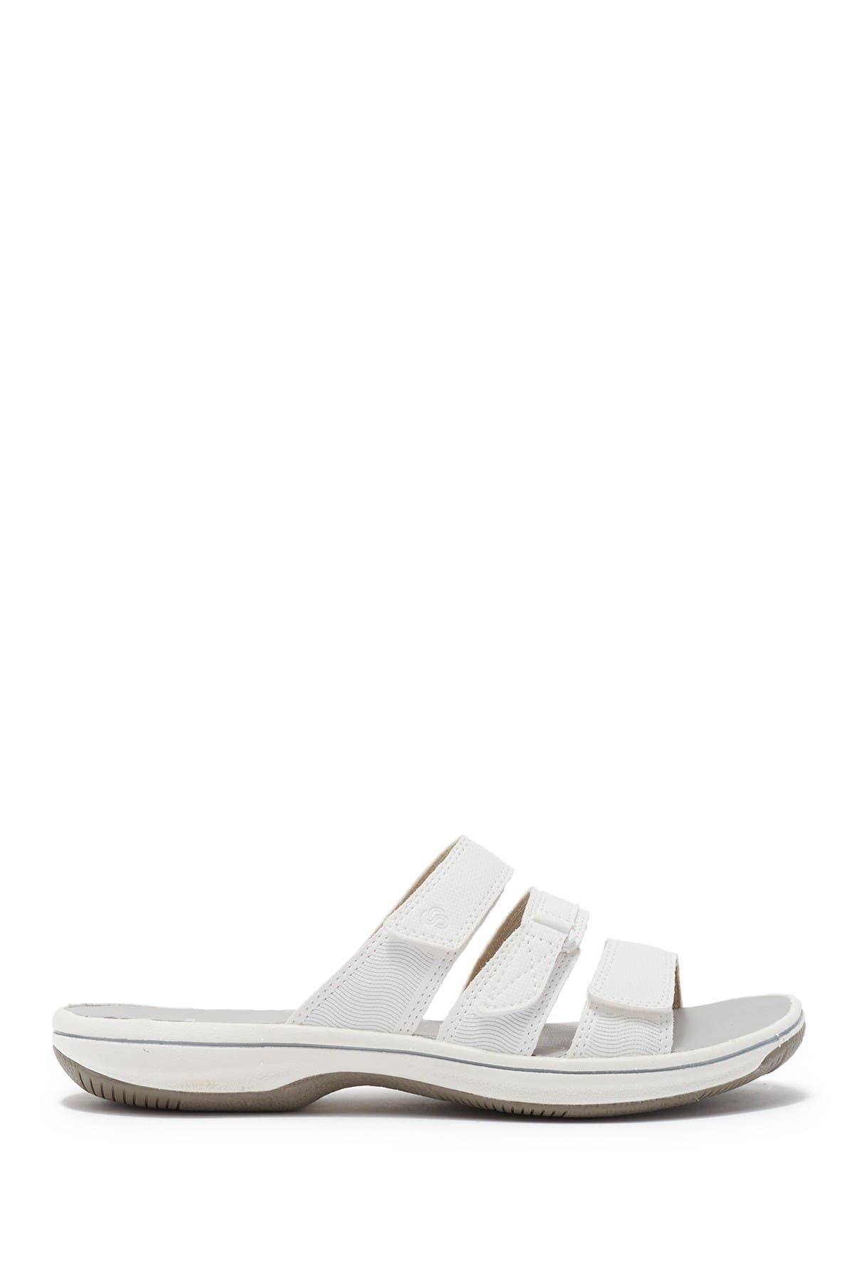 clarks women's brinkley coast slide sandal