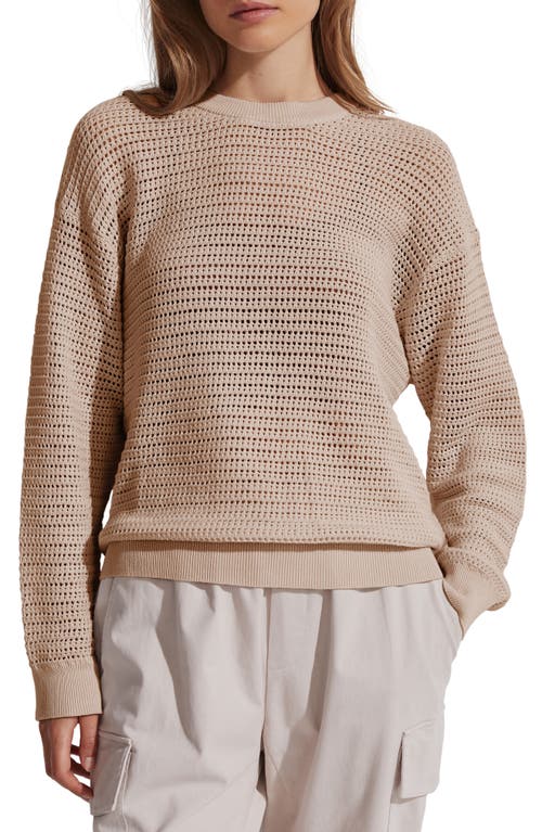 Varley Kershaw Crewneck Sweater In Moonlight