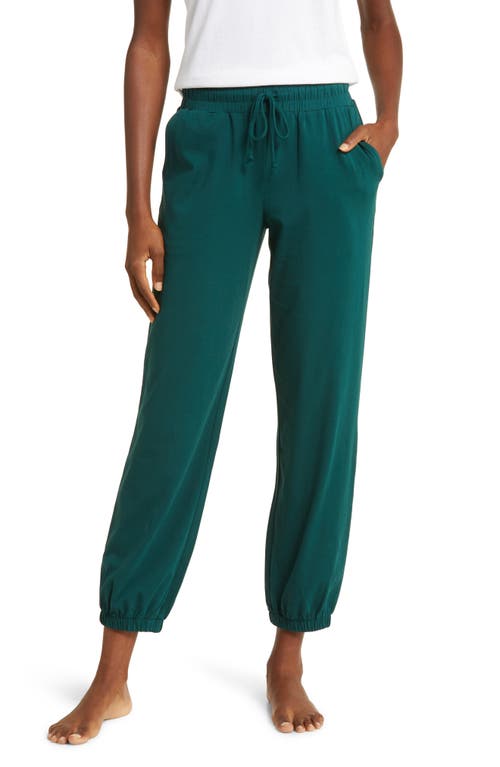 Mantra Organic Cotton Drawstring Joggers in Thyme