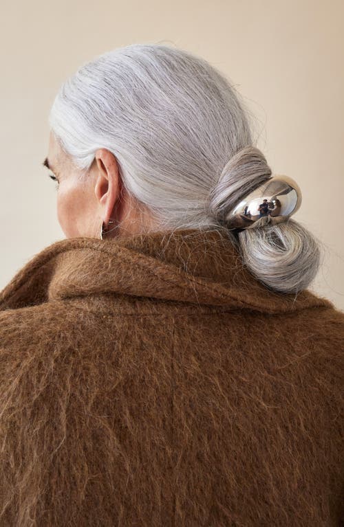 Lelet Ny Dome Pony Cuff In Rhodium