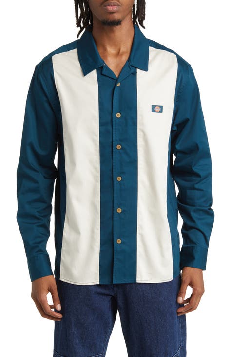 Westover Stripe Cotton Button-Up Shirt