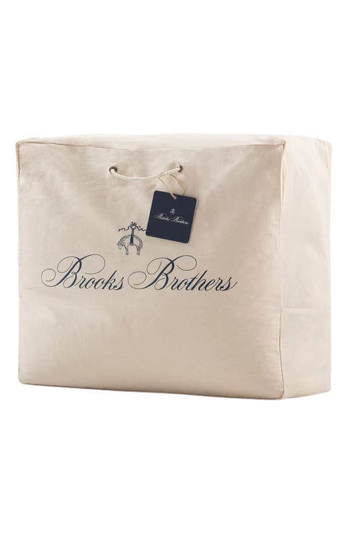 Brooks Brothers Cotton Comforter In Cream
