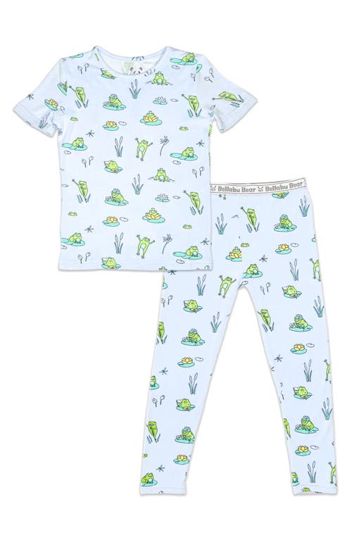 Bellabu Bear Kids' Frogs Fitted Two-Piece Pajamas at Nordstrom, Size 18-24M