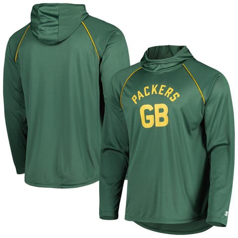 STARTER Men's Starter Green Green Bay Packers Extreme Full-Zip Hoodie Jacket